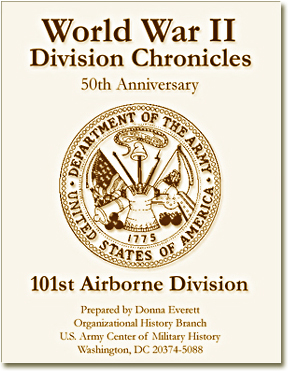 Cover: WWII Combat Chronicle: 101st Airborne Division 